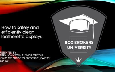 How to Clean Leatherette Displays